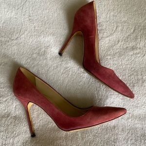 Manolo Blahnik Suede Heels